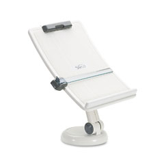 Safco Ergo-Comfort Glare-Free Desktop Copyholder, Plastic, Light Gray SAF2208