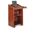 Safco Executive Mobile Lectern, 25-1/4w x 19-3/4d x 46h, Cherry SAF8918CY