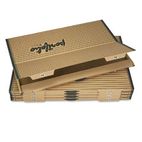Safco Fiberboard Portfolio w/Metal Turnbuckles, 1-1/8" Cap, 42-1/4 x 30-1/4, Sand/BLK SAF3009TS