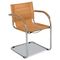 Safco Flaunt Series Guest Chair, Camel/Chrome SAF3457CM