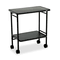 Safco Folding Office/Beverage Cart, 2-Shelf, 26w x 15d x 30h, Black SAF8965BL