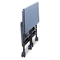 Safco Folding Office/Beverage Cart, 2-Shelf, 26w x 15d x 30h, Black SAF8965BL