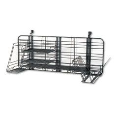Safco GridWorks Compact Office Organization System, 38 1/8 x 15, Charcoal Gray SAF4100CH