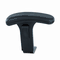 Safco Height-Adjustable T-Pad Arms for Uber Big & Tall Series Chairs, Black SAF3496BL