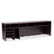 Safco High-Clearance Desktop Organizer, 12 Sections, 57 1/2 x 12 x 18, Mahogany SAF3661MH