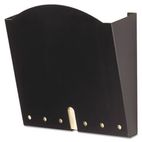 Safco HIPPA-Compliant Wall Pocket, Letter, Black, 12 x 3 1/4 x 10 3/4 SAF5654BL