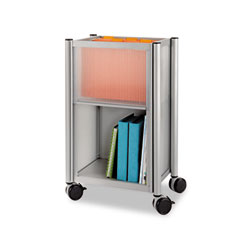 Safco Impromptu Mobile Storage Center, 16-1/2w x 11d x 26-3/4h, Metallic Gray SAF5376GR