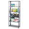 Safco Industrial Steel Shelving, 6 Shelves, 48w x 18d, Dark Gray SAF6253