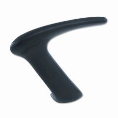 Safco L-Arms for Uber Big & Tall Series High- and Mid-Back Chairs, Black SAF3498BL