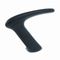 Safco L-Arms for Uber Big & Tall Series High- and Mid-Back Chairs, Black SAF3498BL