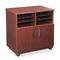 Safco Laminate Machine Stand w/Sorter Compartments, 28w x 19-3/4d x 30-1/2h, Mahogany SAF1851MH