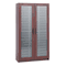 Safco Literature Organizer, Particleboard/Polycarbonite, 60 Compartments, Mahogany SAF9355MH