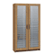 Safco Literature Organizer, Particleboard/Polycarbonite, 60 Compartments, Medium Oak SAF9355MO