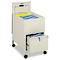 Safco Locking Mobile Tub File With Drawer, Letter Size, 17w x 26d x 28h, Putty SAF5364PT
