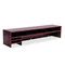 Safco Low-Profile Desktop Organizer, 10 Sections, 57 1/2 x 12 x 12, Mahogany SAF3671MH