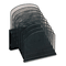 Safco Mesh Desk Organizer, Eight Sections, Steel, 11 1/4 x 10 7/8 x 13 3/4, Black SAF3258BL