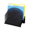 Safco Mesh Desk Organizer, Five-Tiered Sections, Steel, 11 1/4 x 7 1/8 x 11 5/8, Black SAF3257BL