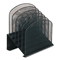 Safco Mesh Desk Organizer, Five-Tiered Sections, Steel, 11 1/4 x 7 1/8 x 11 5/8, Black SAF3257BL