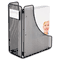 Safco Mesh Magazine File, Black, 5 1/4 x 10 x 12 1/4 SAF3270BL