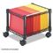 Safco Mini Mobile Wire File Cart, Steel Wire, 15-1/2w x 14d x 12-1/2h, Black SAF5220BL