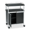 Safco Mobile Beverage Cart, 33-1/2w x 21-3/4d x 43h, Black SAF8964BL
