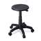 Safco Office Stool with Casters, Seat: 14in dia. x 16-21, Black SAF5100