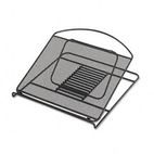 Safco Onyx Adjustable Steel Mesh Laptop Stand, 12 1/4 x 12 1/4 x 1, Black SAF2161BL