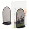 Safco Onyx Bookends, Standard, 5 1/2 x 4 3/4 x 8 1/2, Heavy Gauge Steel, Black SAF3273BL