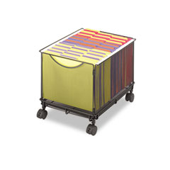 Safco Onyx Mesh Mobile File Cube, 13-1/2w x 16-3/4d x 13h, Black SAF5211BL