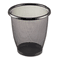 Safco Onyx Round Mesh Wastebasket, Steel Mesh, 3 qt, Black SAF9716BL