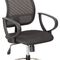 Safco Optional Loop Arm Kit for Mesh Extended Height Chair, Black SAF3396BL