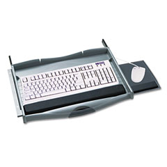 Safco Premium Keyboard Drawer, 21-3/4 x 13-1/4, Charcoal SAF2213