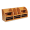 Safco Radius Front Organizer, 12 Sections, 38 1/2 x 9 5/8 x 15 1/4, Medium Oak SAF9411MO