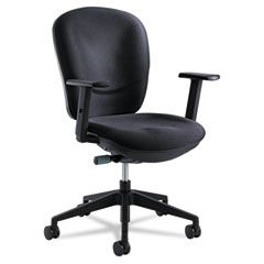 Safco Rae Series Synchro-Tilt Task Chair, Black SAF7205BL