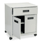 Safco Steel Machine Stand w/Pullout Drawer, 25w x 20d x 29-3/4h, Gray SAF1870GR