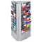 Safco Steel Rotary Brochure Rack, 33 Compartments, 17-1/4w x 15d x 30-1/4h, Gray SAF4326GR