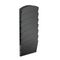 Safco Steel Wall Rack, Letter/Legal, Seven Pocket, Black, 91/2 x 2 x 21 3/4 SAF3185BL