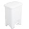 Safco Step-On Receptacle, Rectangular, Plastic, 4 gal, White SAF9710WH
