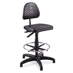 Safco TaskMaster Deluxe WorkBench Chair, Black SAF5113