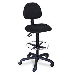 Safco Trenton Multi-Task Swivel Stool, Seat: 23-33, Black SAF3420BL