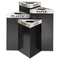 Safco Trifecta Waste Receptacle Lid, Laser Cut "WASTE" Inscription, Stainless Steel SAF9560WA