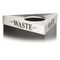 Safco Trifecta Waste Receptacle Lid, Laser Cut "WASTE" Inscription, Stainless Steel SAF9560WA