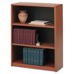 Safco Value Mate Series Bookcase, 3 Shelves, 31-3/4w x 13-1/2d x 41h, Cherry SAF7171CY