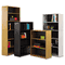 Safco Value Mate Series Bookcase, 6 Shelves, 31-3/4w x 13-1/2d x 80h, Black SAF7174BL