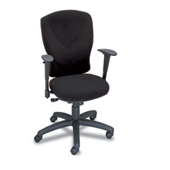 Safco Vivid Task Chair, High-Back, Black SAF7079BL