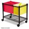 Safco Wire Mobile File, 1 Shelf, 14w x 24d x 20-1/2h, Black SAF5201BL