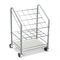 Safco Wire Roll/File, 20 Compartments, 18-1/3w x 14-1/4d x 23-3/8h, Gray SAF3091