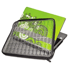 Samsill Altego Clear Laptop Sleeve, Neoprene, 17 1/2 x 1 1/8 x 11 1/16, Black SAM36012