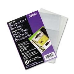 Samsill Refill Sheets for Business Card Binders