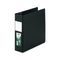 Samsill Clean Touch Antimicrobial Locking D-Ring Binder, 11 x 8-1/2, 3" Capacity, Black SAM16380